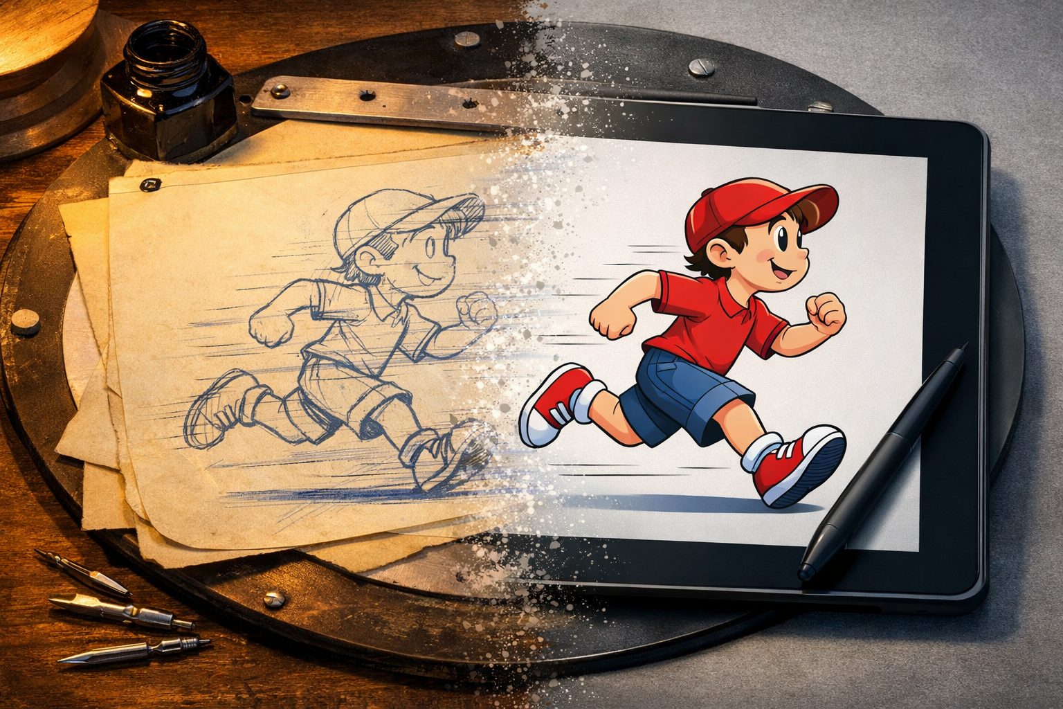 Eski ve yeni animasyon tekniklerinin karşılaştırması